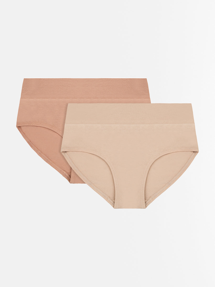 Womens Smoothlines Midi Briefs 2 Pack