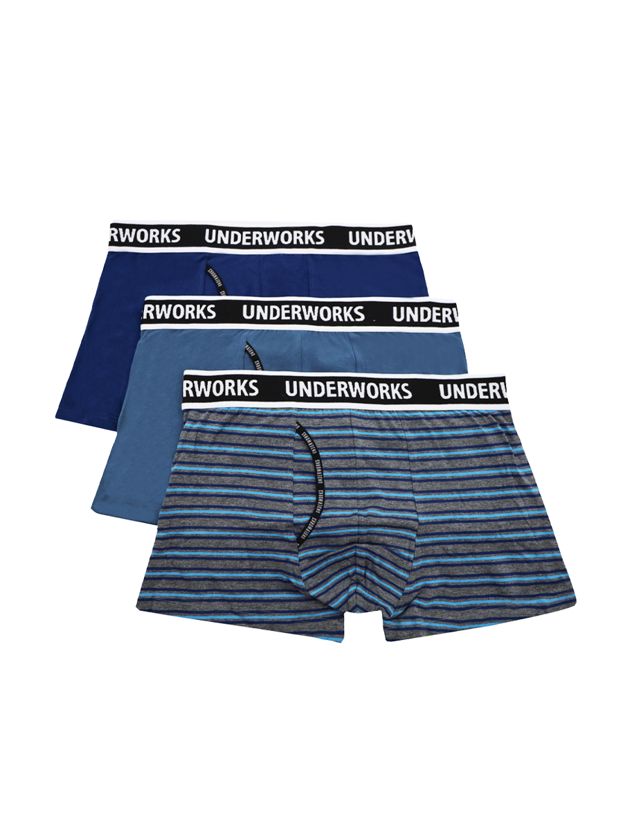 Mens Fly Front Trunk 3 Pack