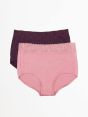 Women's Smoothlines Lace Full Briefs 2 Pack
