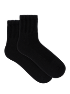Mens All Day Socks Mid Crew Walking Sock - Black - Underworks