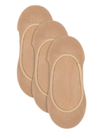 Women's Invisible Stay On Footlet 3 Pack