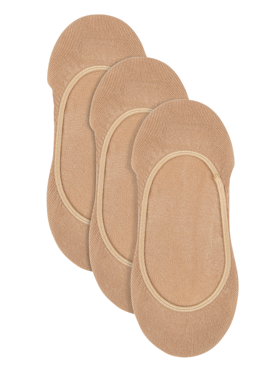 Women's Invisible Stay On Footlet 3 Pack