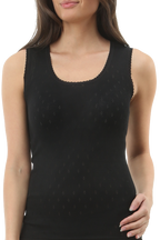 Women's Heat Bods Pointelle Thermal Vest 3 Pack