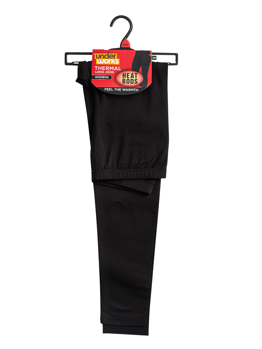 Women's Heat Bods Heat Retention Thermal Long John
