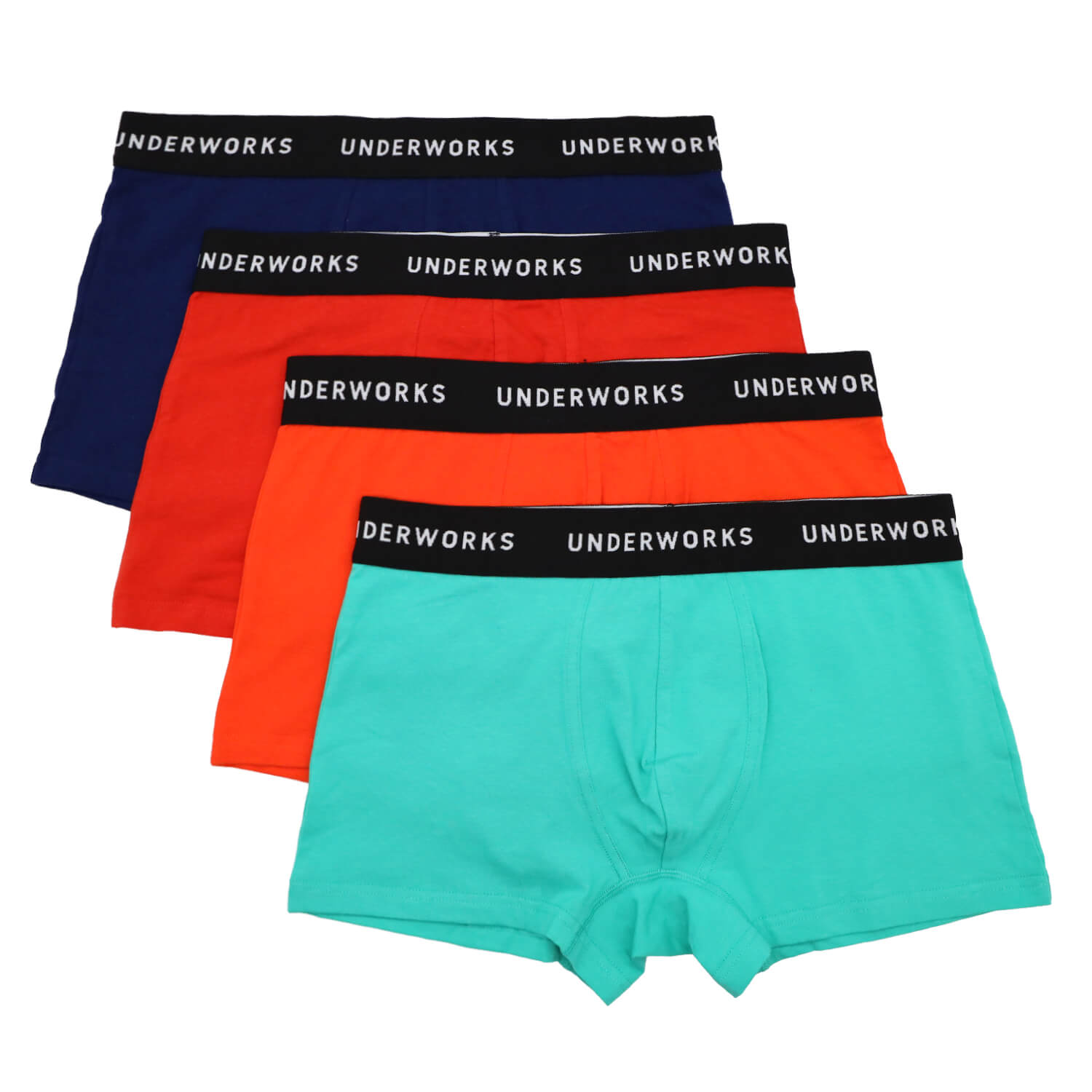Mens Fitted Trunk 4 pack