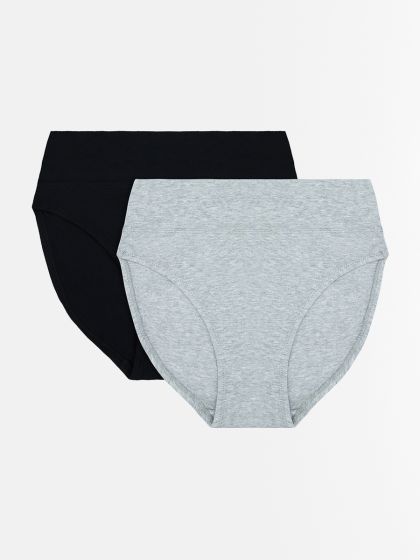 Womens Smoothlines Hi Cut Briefs 2 Pack