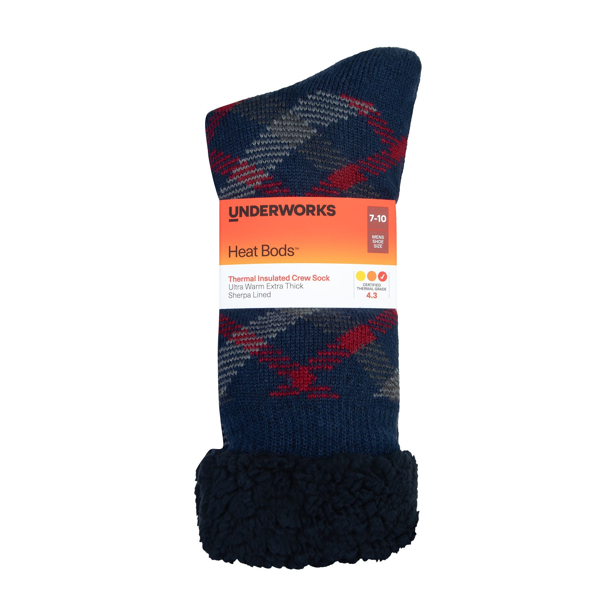 Men's Heat Bods Sherpa Crew