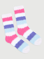 Women's Heat Bods Teddy Crew Socks 1 Pack