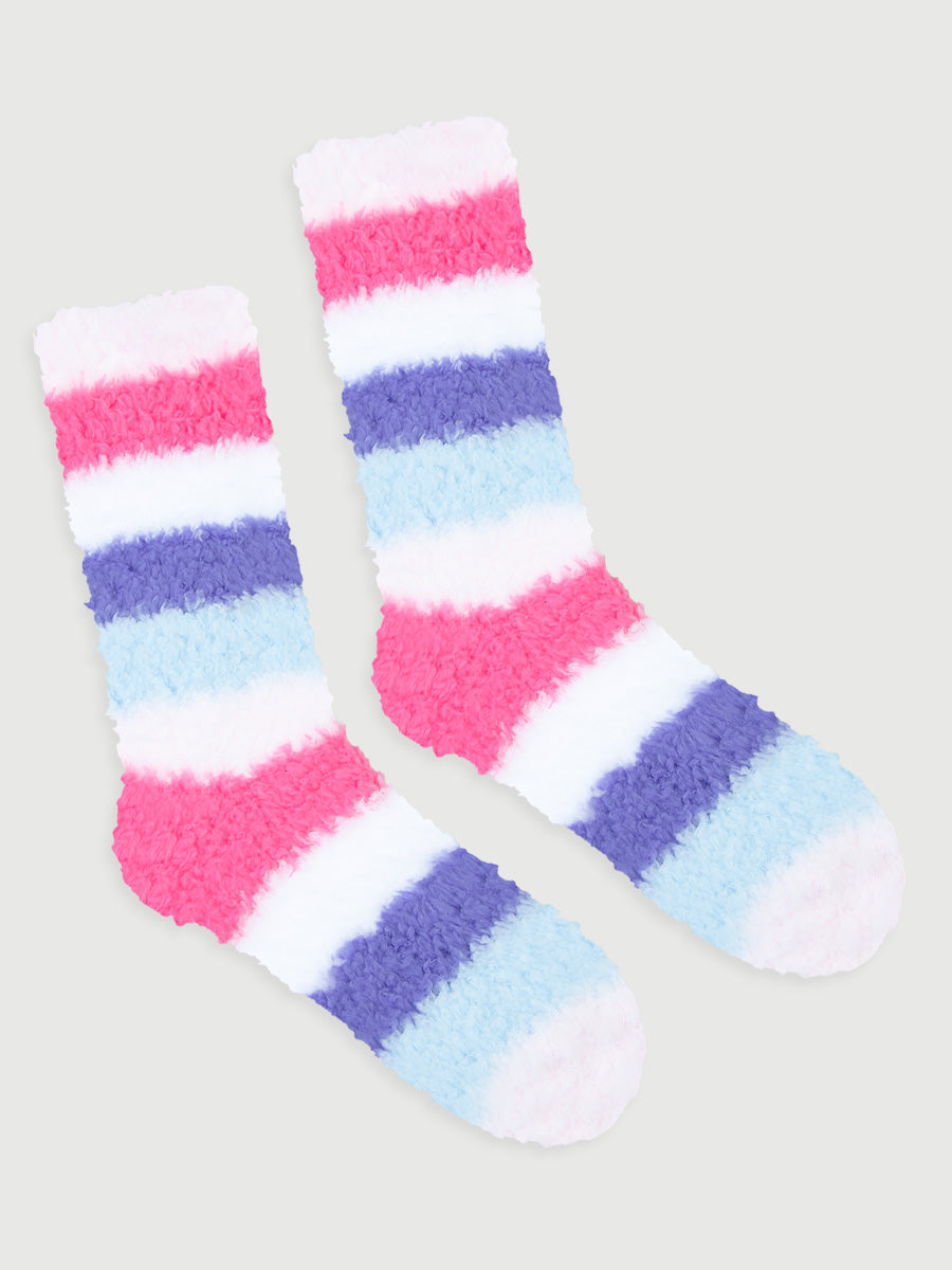 Women's Heat Bods Teddy Crew Socks 1 Pack