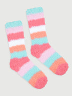 Women's Heat Bods Teddy Crew Socks 1 Pack