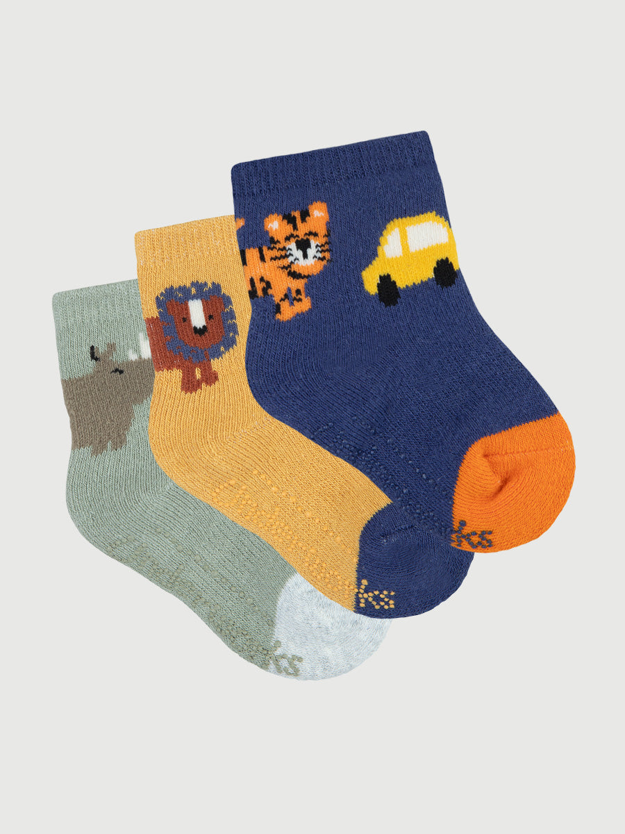 Baby Heat Bods Stay On Cushioned Crew 3 pack