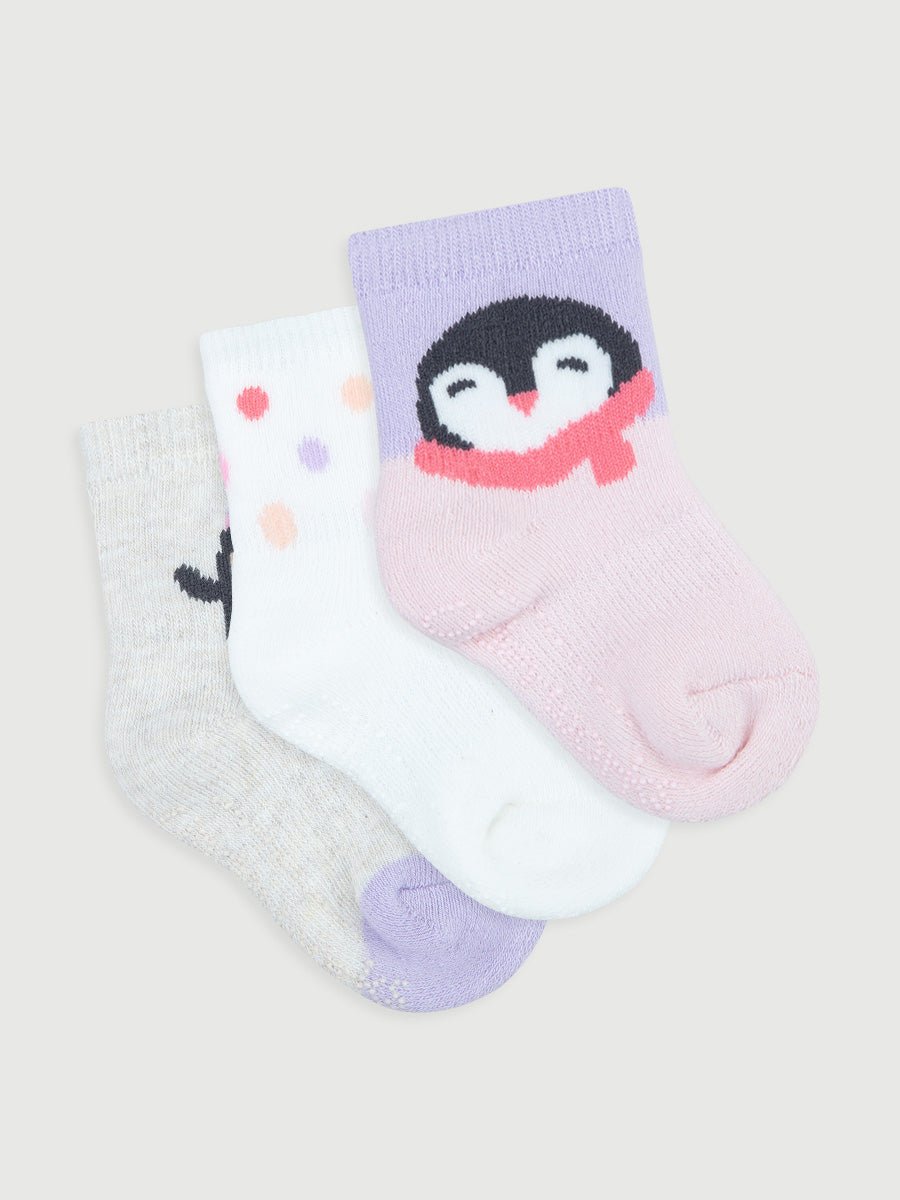 Baby Heat Bods Stay On Cushioned Crew 3 pack