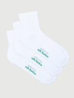 Men's Bamboo Sport Quarter Crew 3 Pack