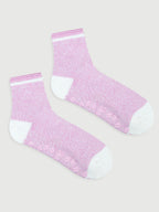 Women's Heat Bods Brushed Quarter Crew Socks 1 Pack