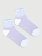 Women's Heat Bods Brushed Quarter Crew Socks 1 Pack