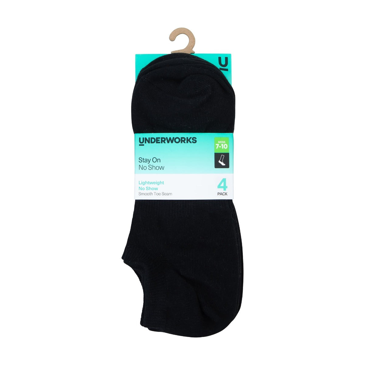 Men's Lightweight No Show Sneaker Sock 4 Pack