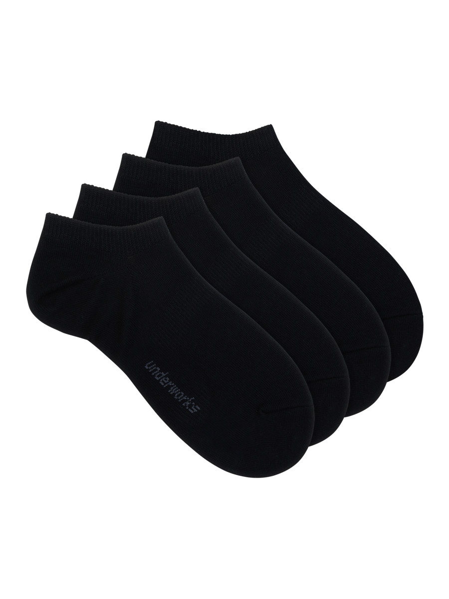 Men's Lightweight No Show Sneaker Sock 4 Pack
