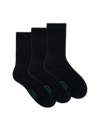 Black Ankle Sports Women's Bamboo Socks - 3 Pack