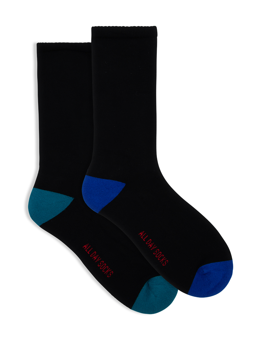 Men's All Day Socks Cotton Rich Cushion Crew 2 Pack