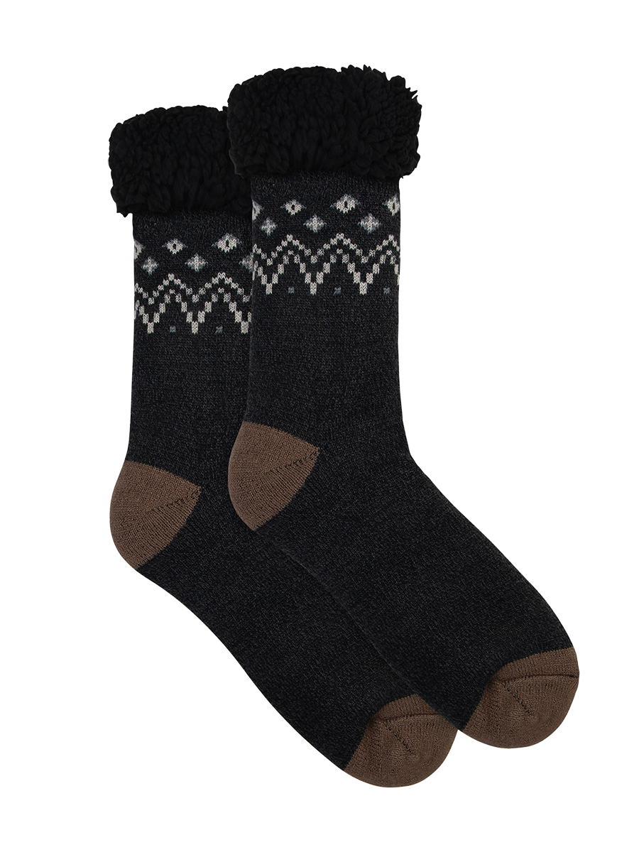 Men's Heat Bods Sherpa Crew