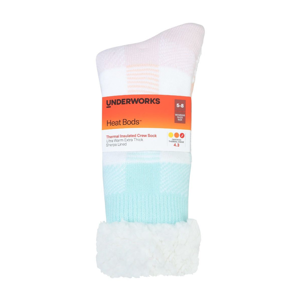 Women's Heat Bods Sherpa Lined Crew