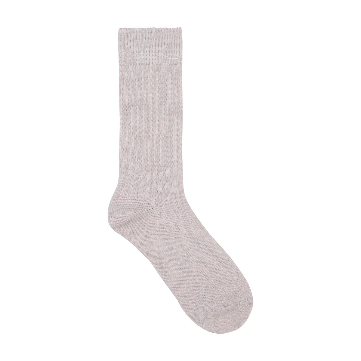 Womens Heat Bods Wool Ribbed Crew 3 Pack
