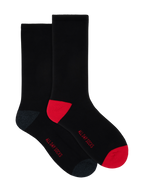 Black Red & Grey 2 Pack All Day Men's Socks