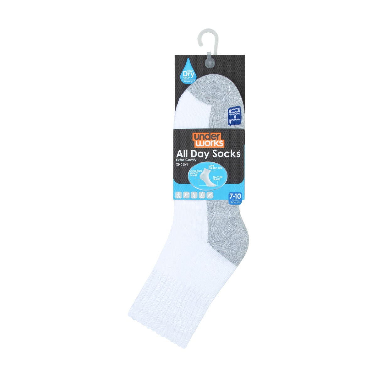 Men's All Day Socks Mid Crew Walking Sock