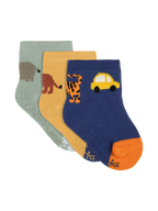 Baby Heat Bods Cushioned Stay On Crew Socks 3 Pack