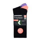 Women's All Day Cotton Rich Cushion Crew Socks 2 Pack