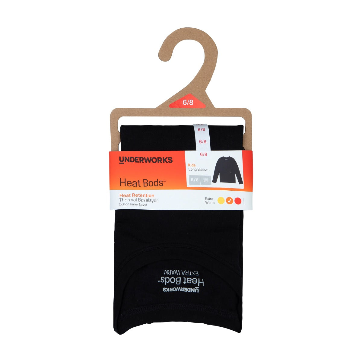Heat Bods Children's Heat Retention Thermal Long Sleeve