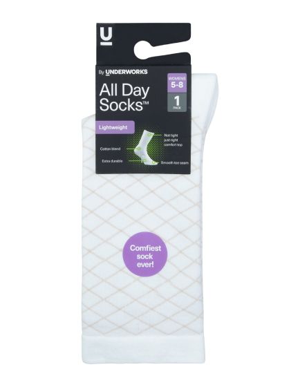 Women's All Day Lightweight Crew Socks 1PK