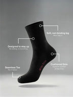 Women's All Day Cushioned Mid Crew Walk Sock 1 Pack