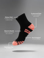 Kids Cushioned Sport Quarter Crew 5 Pack