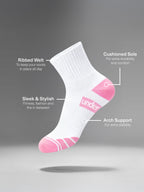 Kids Cushioned Sport Quarter Crew 5 Pack