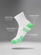 Kids Cushioned Sport Quarter Crew 5 Pack