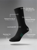 Women's All Day Bamboo Crew Socks 2 Pack