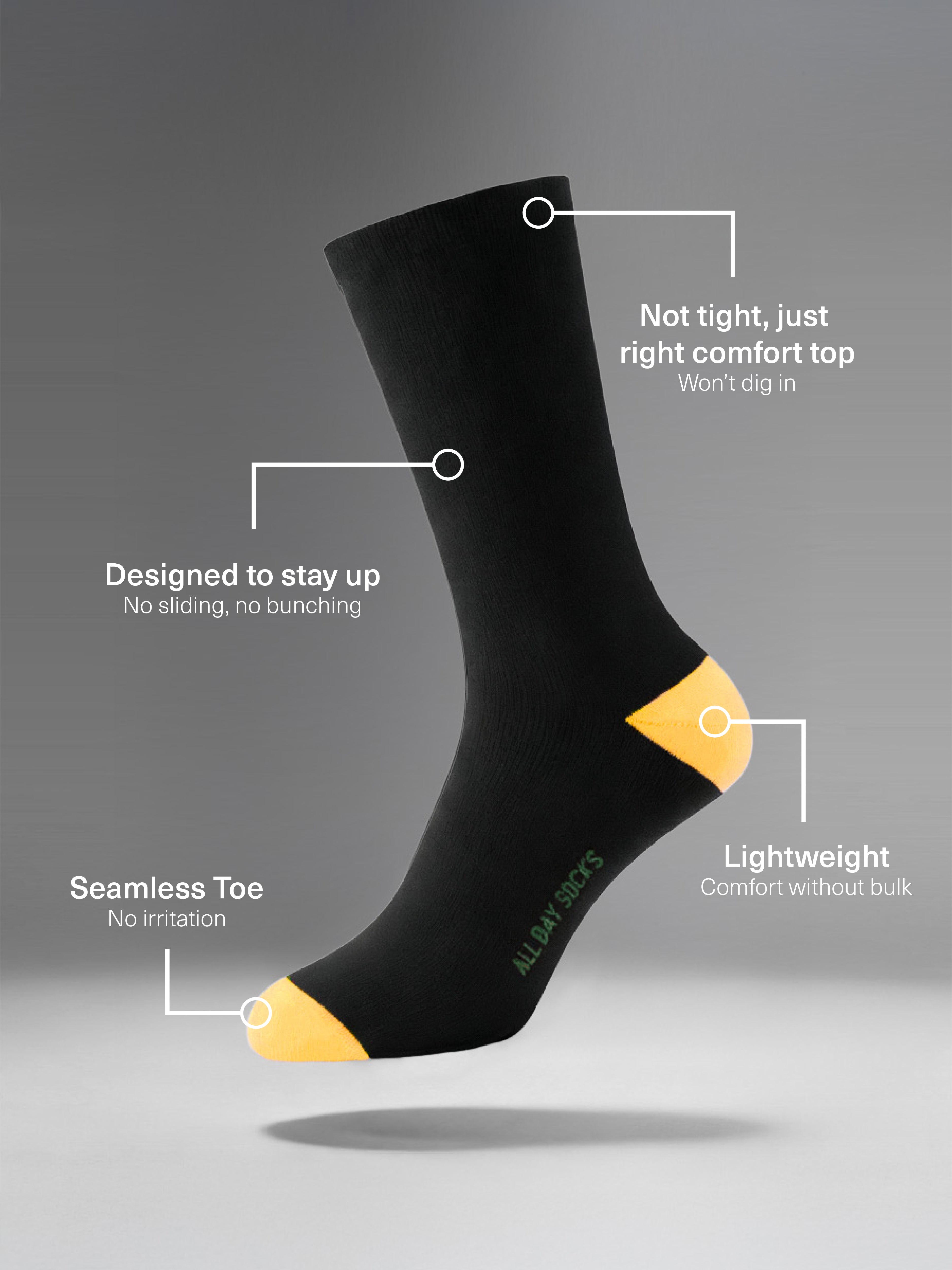 Men's All Day Lightweight Crew 2 Pack