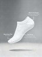 Women's Stay On Sneaker No Show Socks 5 Pack