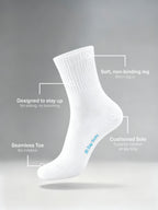 Men's All Day Cushioned Mid Crew Walk Sock 1 Pack