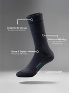 Men's Bamboo Casual Crew 3 Pack