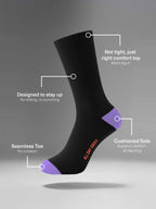 Women's All Day Cotton Rich Cushioned Crew Socks 2 Pack