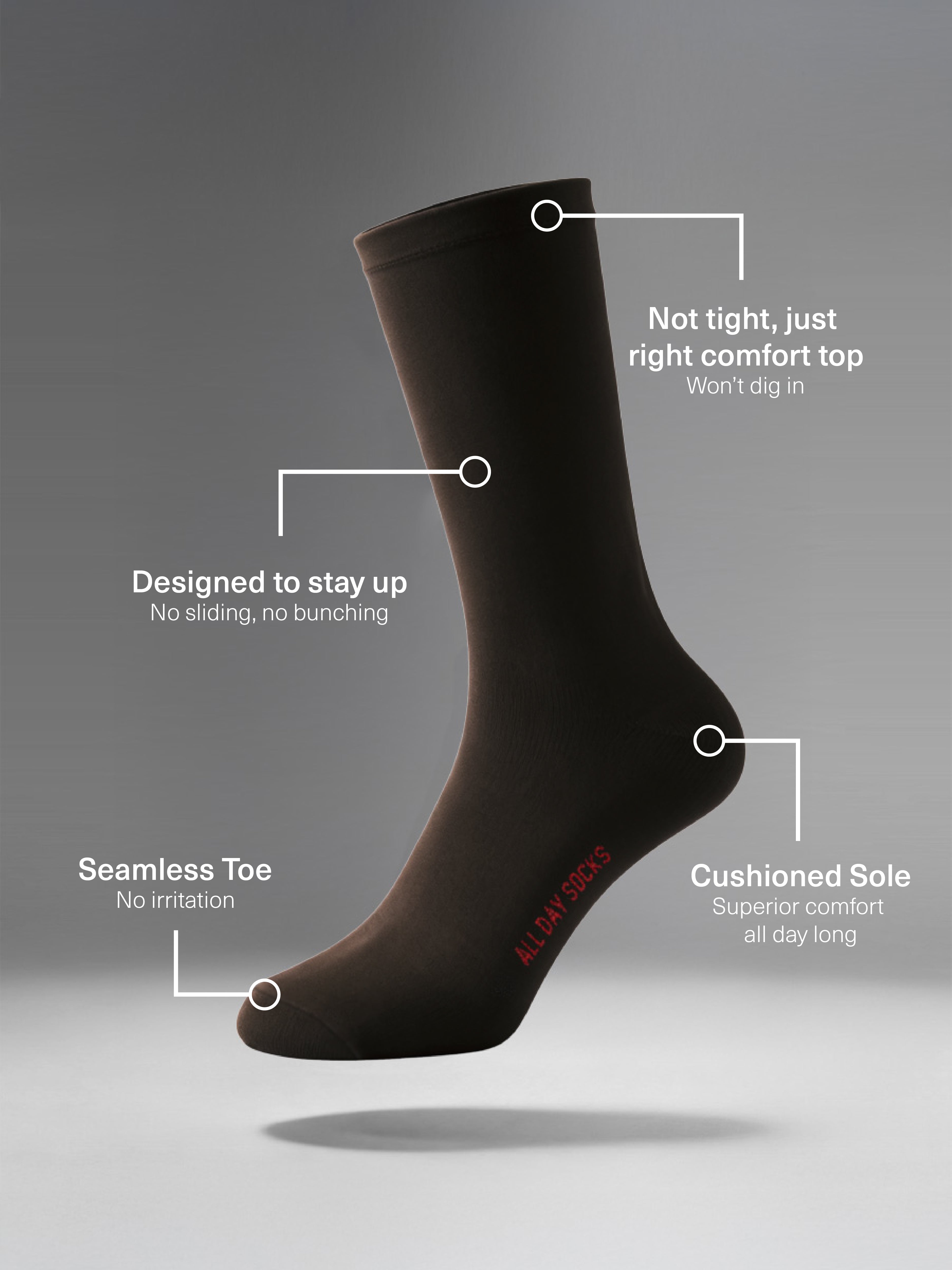 Men's All Day Cotton Rich Cushioned Crew 2 Pack