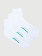 Women's Viscose Derived from Bamboo Sport Quarter Crew 3 Pack