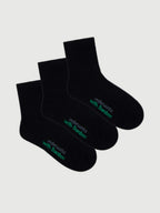 Kids Viscose Derived from Bamboo Cushioned Quarter Crew 3 Pack