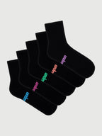 Women's Sports Cushioned Mid Crew Socks 5 Pack