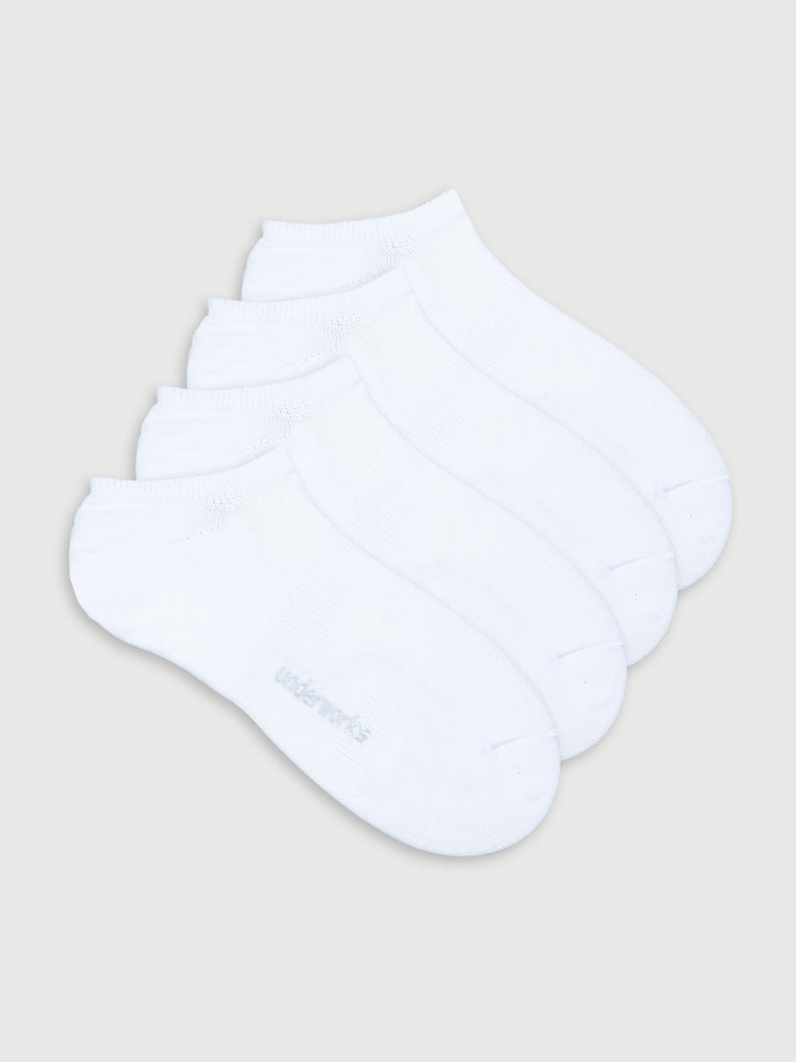 Men's Stay On Sneaker No Show 4 Pack