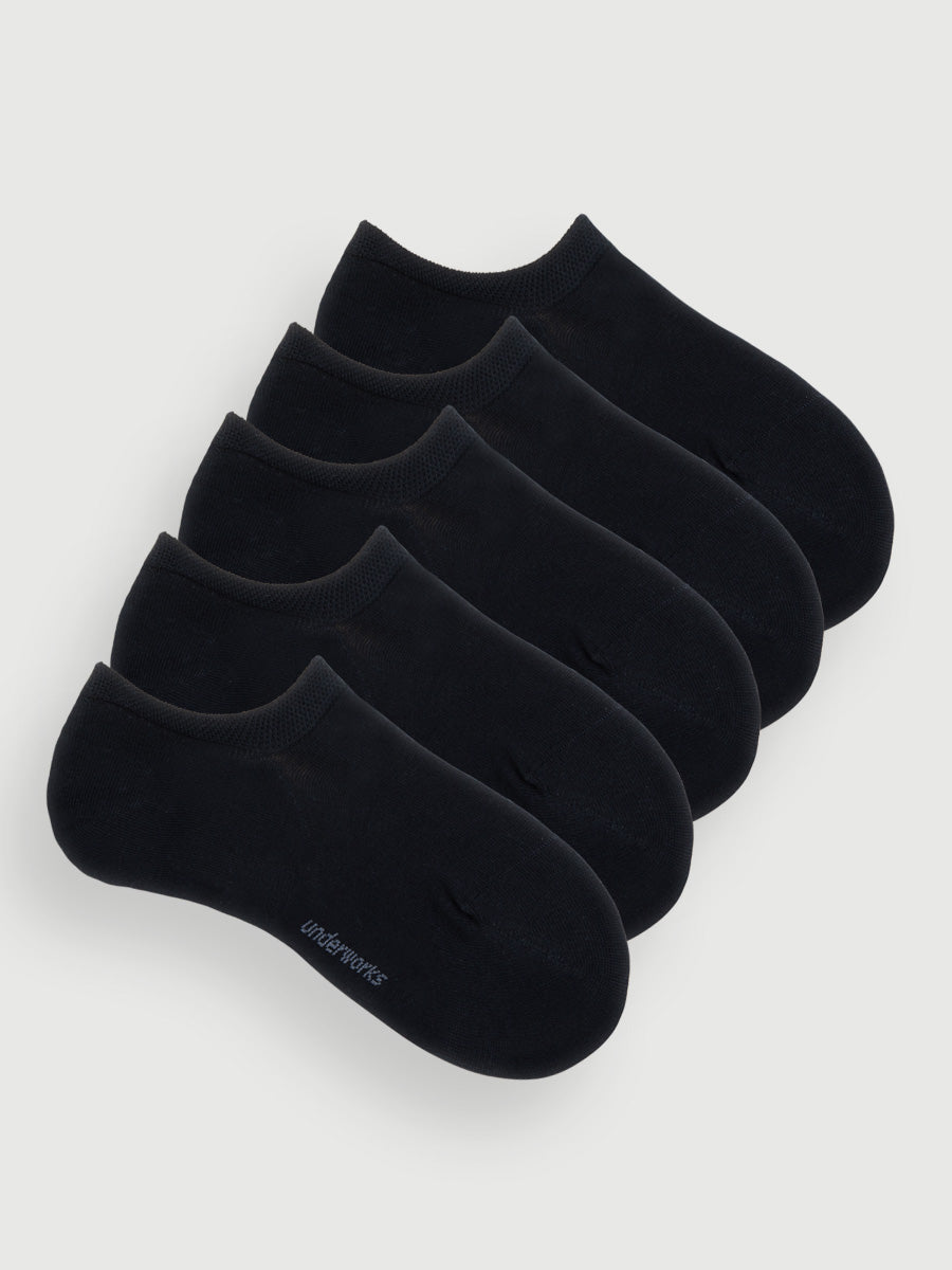 Women's Stay On Sneaker No Show Socks 5 Pack