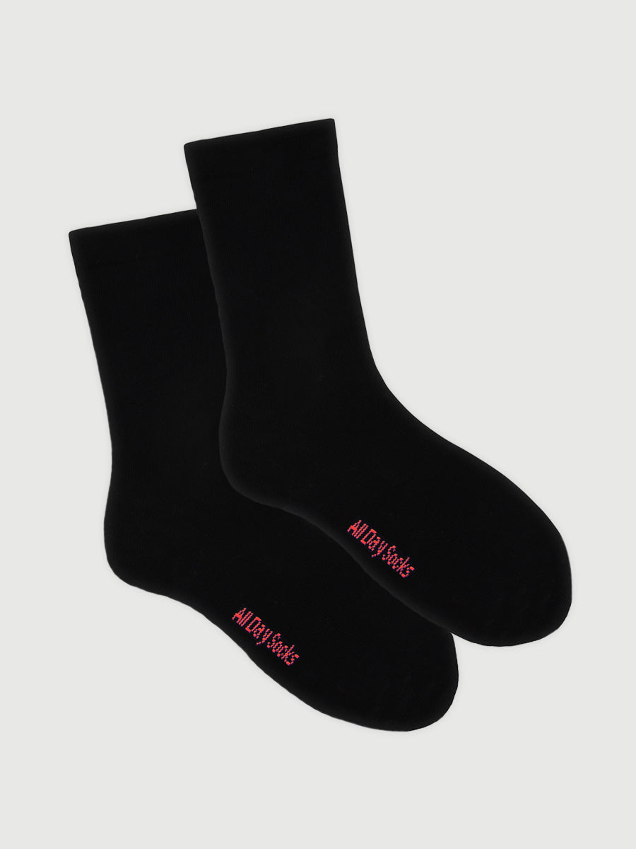 Women's All Day Cotton Rich Cushioned Crew Socks 2 Pack