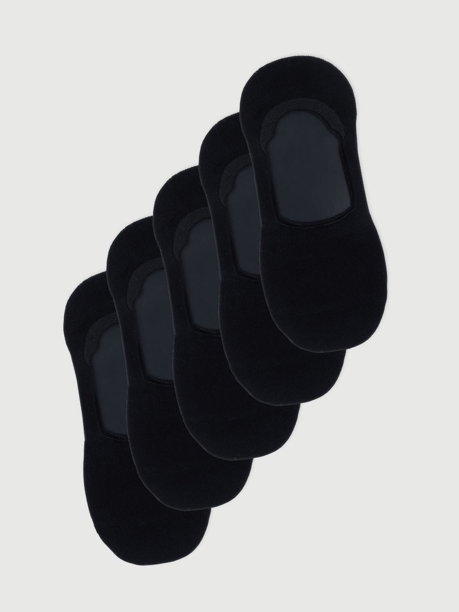 Women's Stay On No Show Liner 5 Pack